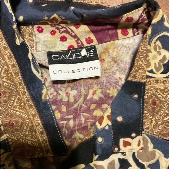 Men's Multicolor Casual Button Down Shirt - Picture 4 of 5